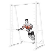 Flexiones con agarre invertido inclinado