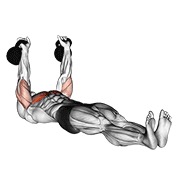 Press alterno en el suelo con kettlebell