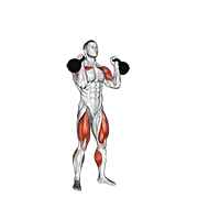 Thruster con kettlebell