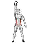 Molino con kettlebell
