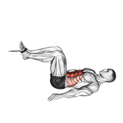 Abdominales inverso en polea
