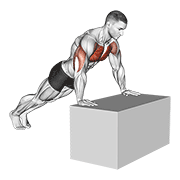 Flexiones inclinado